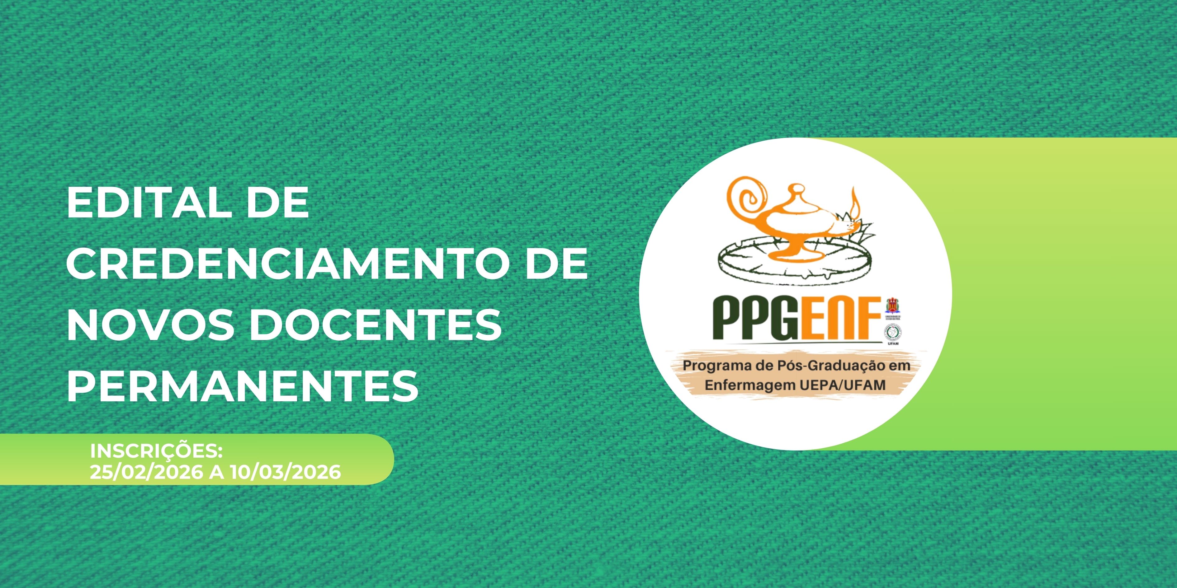 CREDENCIAMENTO DE NOVOS DOCENTES